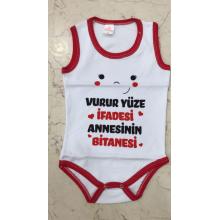 Bebe Askılı Badi 1-2-3 Yaş