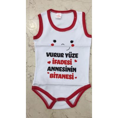 Bebe Askılı Badi 1-2-3 Yaş